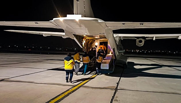 Hava Kuvvetlerine ait uçak kalp rahatsızlığı olan vatandaşı Ankara'ya ulaştırdı