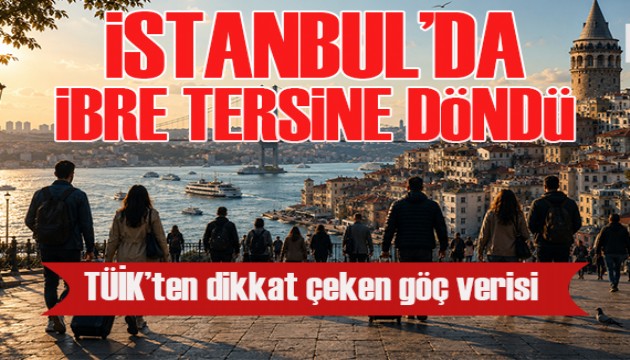 İstanbul daha az göç aldı