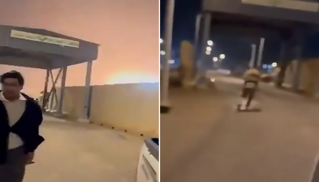 Dev petrol sahasına İHA saldırısı