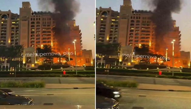 İran füzesi Dubai'yi vurdu