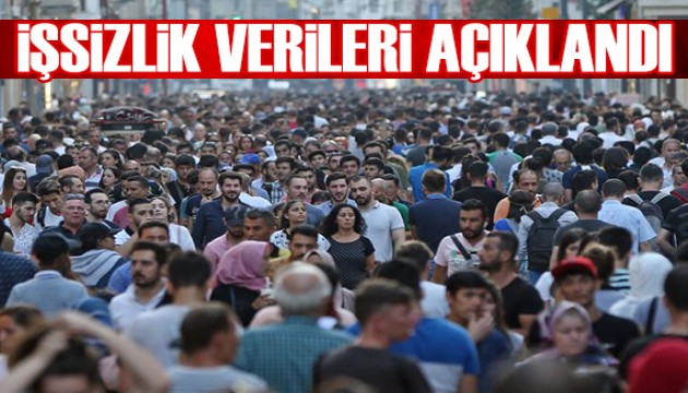 İşsizlik verileri açıklandı