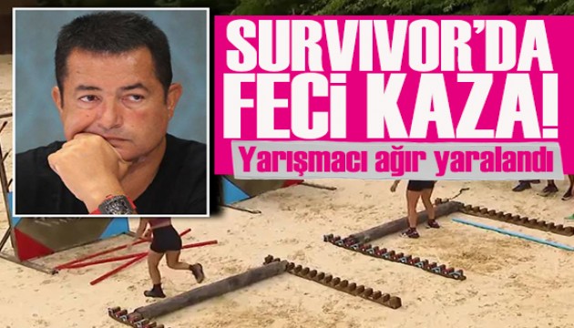 Survivor yarışmacısı ağır yaralandı: Program ertelendi