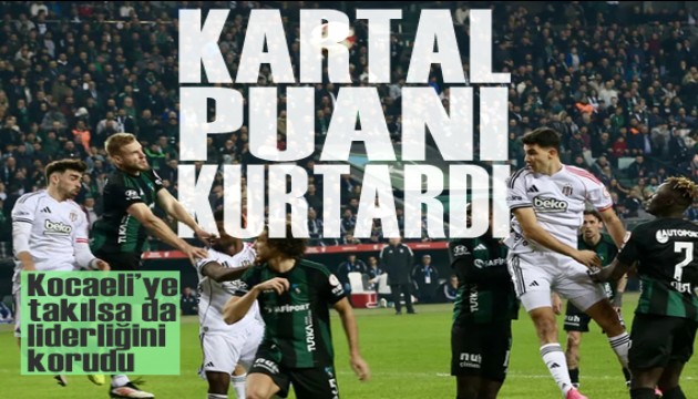 Kartal beraberliği 88'de kurtardı