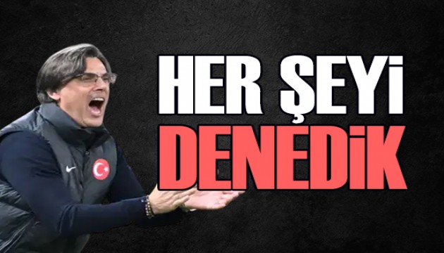 Montella'dan yenilgi açıklaması: Her şeyi denedik