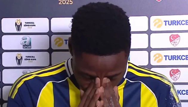 Maçtan sonra gözyaşlarını tutamadı: 