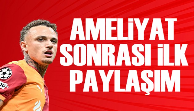 Noa Lang'dan ameliyat sonrası ilk paylaşım