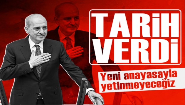 TBMM Başkanı Numan Kurtulmuş yeni anayasa için tarih verdi