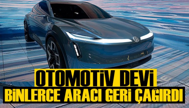 Alman otomotiv devi binlerce aracı geri çağırdı