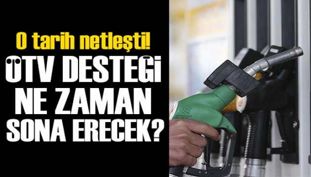 Akaryakıtta ÖTV desteği ne zaman sona erecek? Tarih netleşti