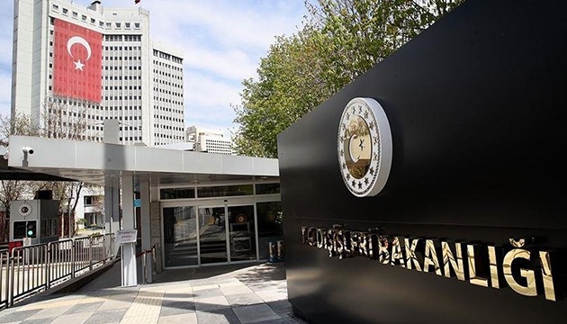Türkiye'den kınama mesajı