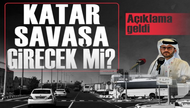 Katar'dan açıklama: 