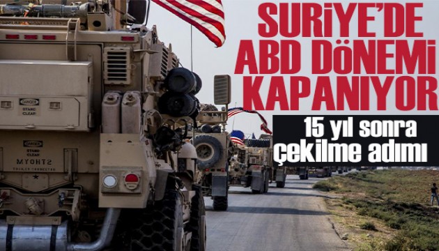Suriye'de ABD dönemi kapanıyor: Askeri güçler bölgeyi terk ediyor