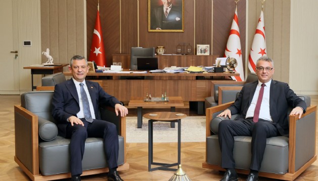 Özgür Özel, KKTC Cumhurbaşkanı ile görüştü
