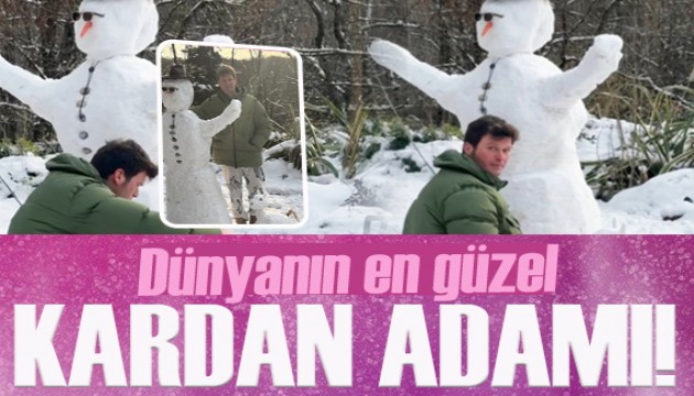 Başak Dizer: Dünyanın en güzel kardan adamı!