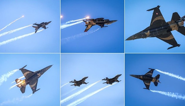 SOLOTÜRK, Sivrihisar'da gösteri yaptı