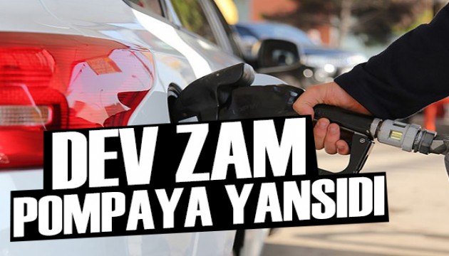 Akaryakıtta dev zam pompaya yansıdı