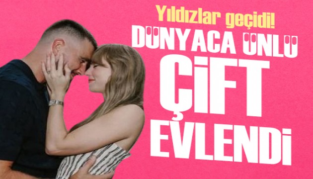 Taylor Swift ile Travis Kelce evlendi