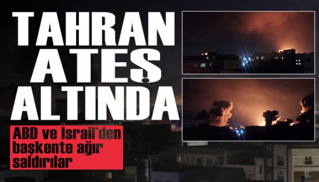 Tahran'a ağır bombardıman