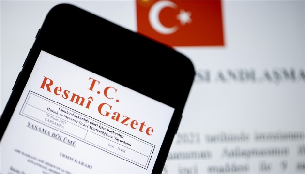 Yüksek Askeri Şura kararları Resmi Gazete'de