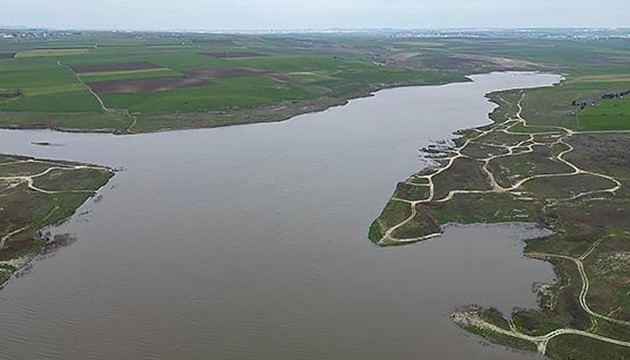 Türkmeneli Göleti dolmaya başladı