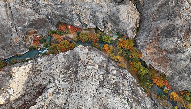 Tohma Kanyonu'nda renk cümbüşü