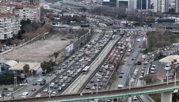 Trafik felç oldu