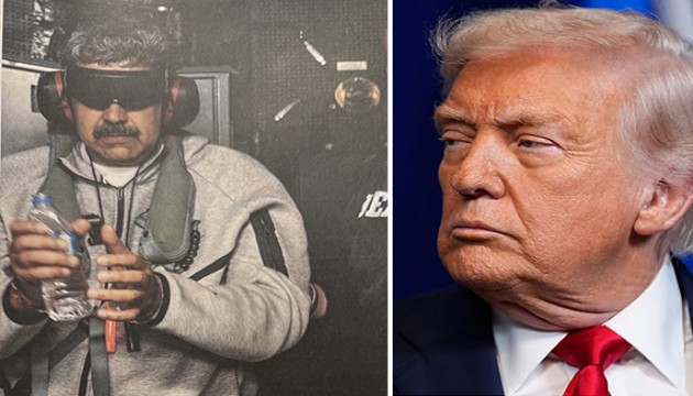 Trump Maduro'nun kelepçeli fotoğrafını paylaştı