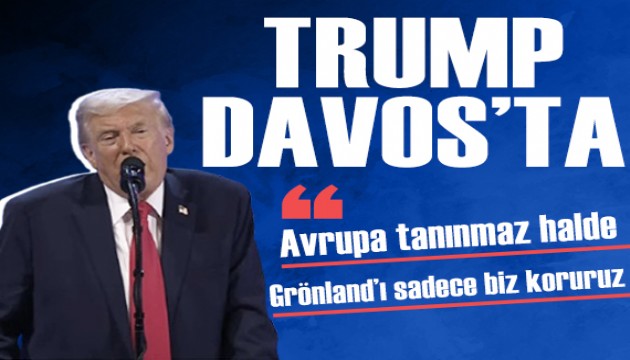 Trump Davos'ta: Avrupa ve NATO'ya sert mesajlar