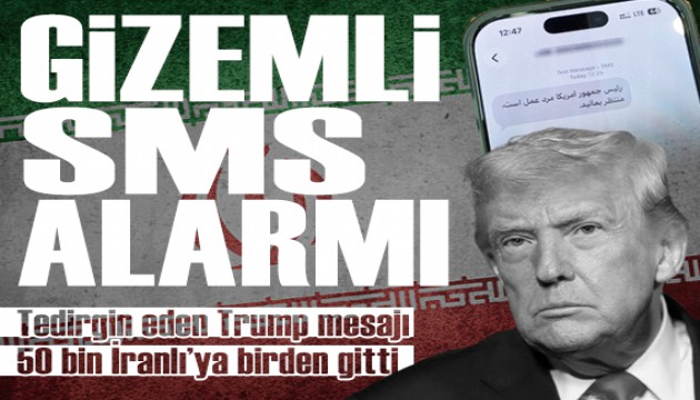İran'da gizemli SMS alarmı: Tedirgin eden Trump mesajı 50 bin kişiye birden ulaştı
