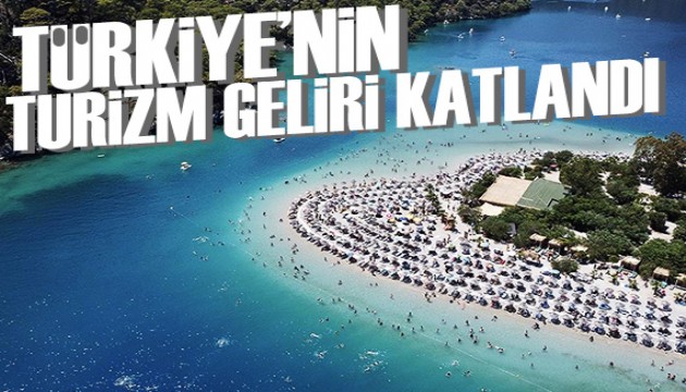 Türkiye'nin turizm geliri katlandı