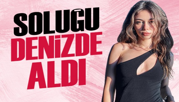 Türküsu Demirel soluğu denizde aldı!