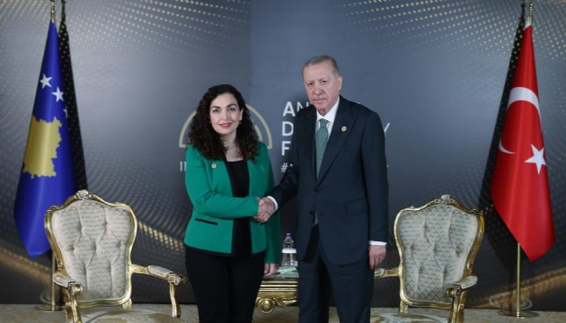 Kosova Cumhurbaşkanı, Erdoğan'a teşekkür etti