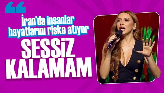 Hadise'den İran paylaşımı: Sessiz kalamam!