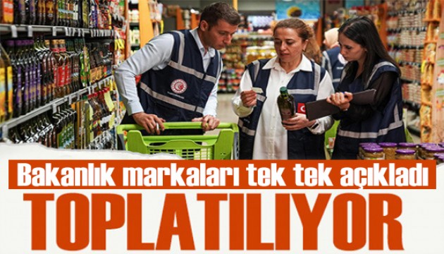 Bakanlık denetimlerini sürdürüyor: Bakanlık o ürünlerin satışını yasakladı