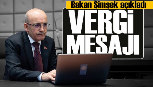 Bakan Şimşek'ten vergi açıklaması: Çalışmalarımız sürüyor