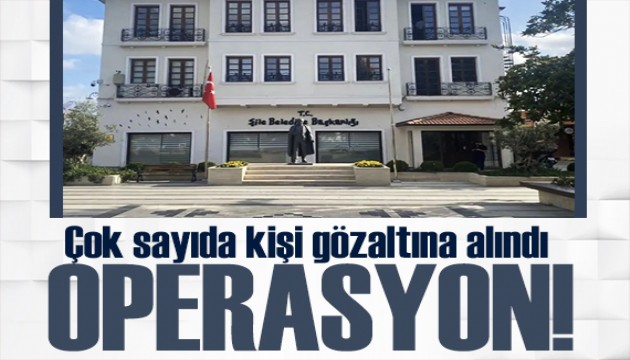 Şile Belediyesi'ne operasyon: 23 kişiye gözaltı!