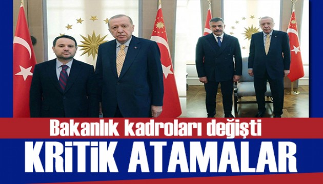 Adalet ve İçişleri'nde bakanlık kadroları değişti