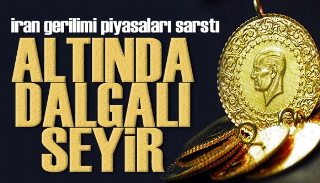 Altın fiyatlarında son durum: Yönünü aşağı çevirdi