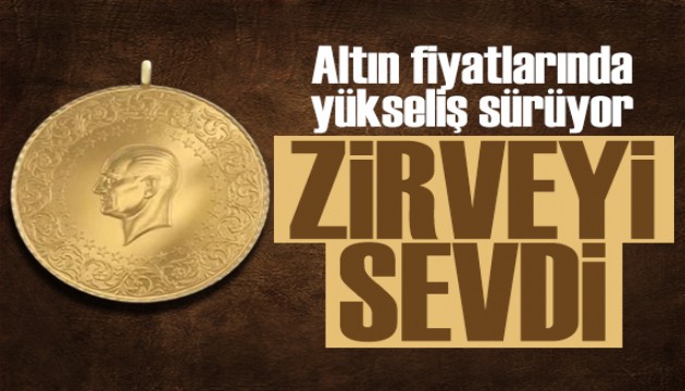 Altın yönünü yukarı çevirdi! Zirveye tırmanış sürüyor
