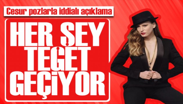 Serenay Sarıkaya'dan cesur pozlarla iddialı mesaj: Her şey teğet geçiyor