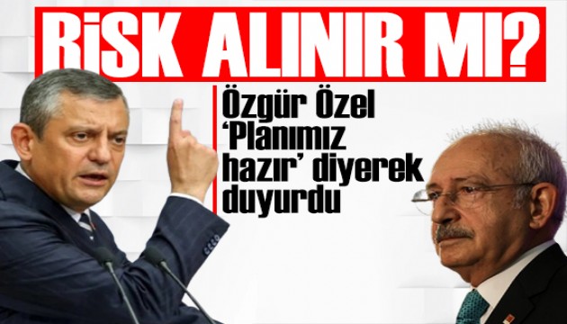 Özgür Özel'den seçim çıkışı: Bu risk alınır mı?