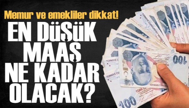 Memur ve emekliler dikkat! Maaş zamları belli oluyor
