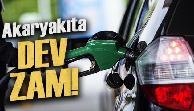 Motorine dev zam: Gece yarısı tabela değişecek